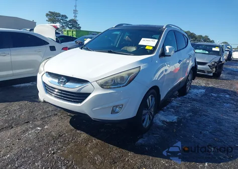 2014 Hyundai Tucson Limited from USA, damaged, VIN KM8JU3AG9EU888118